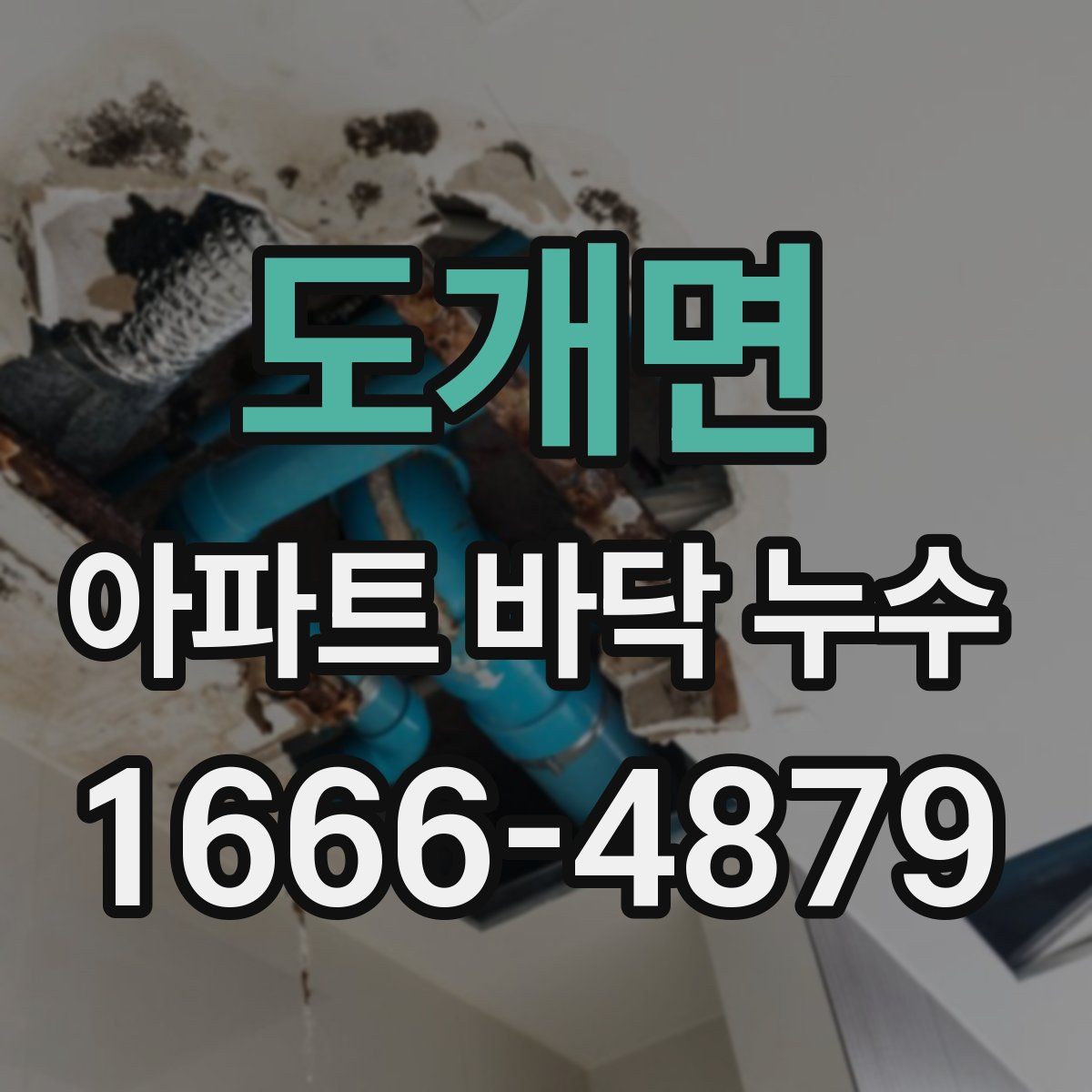 도개면 아파트 바닥 누수
