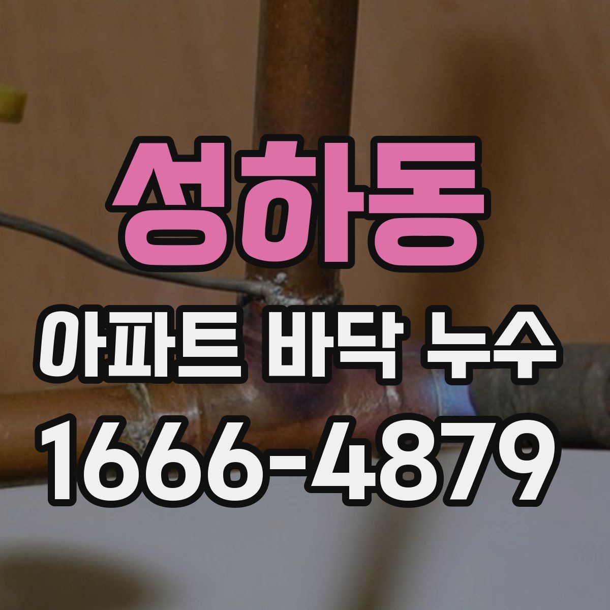 성하동 아파트 바닥 누수