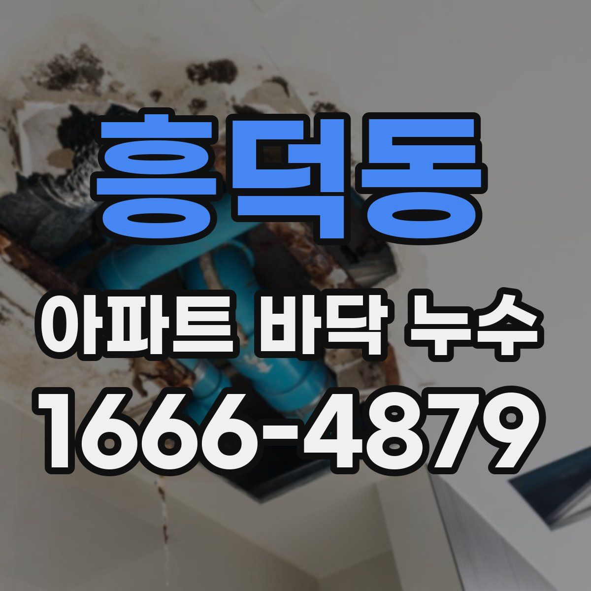 흥덕동 아파트 바닥 누수