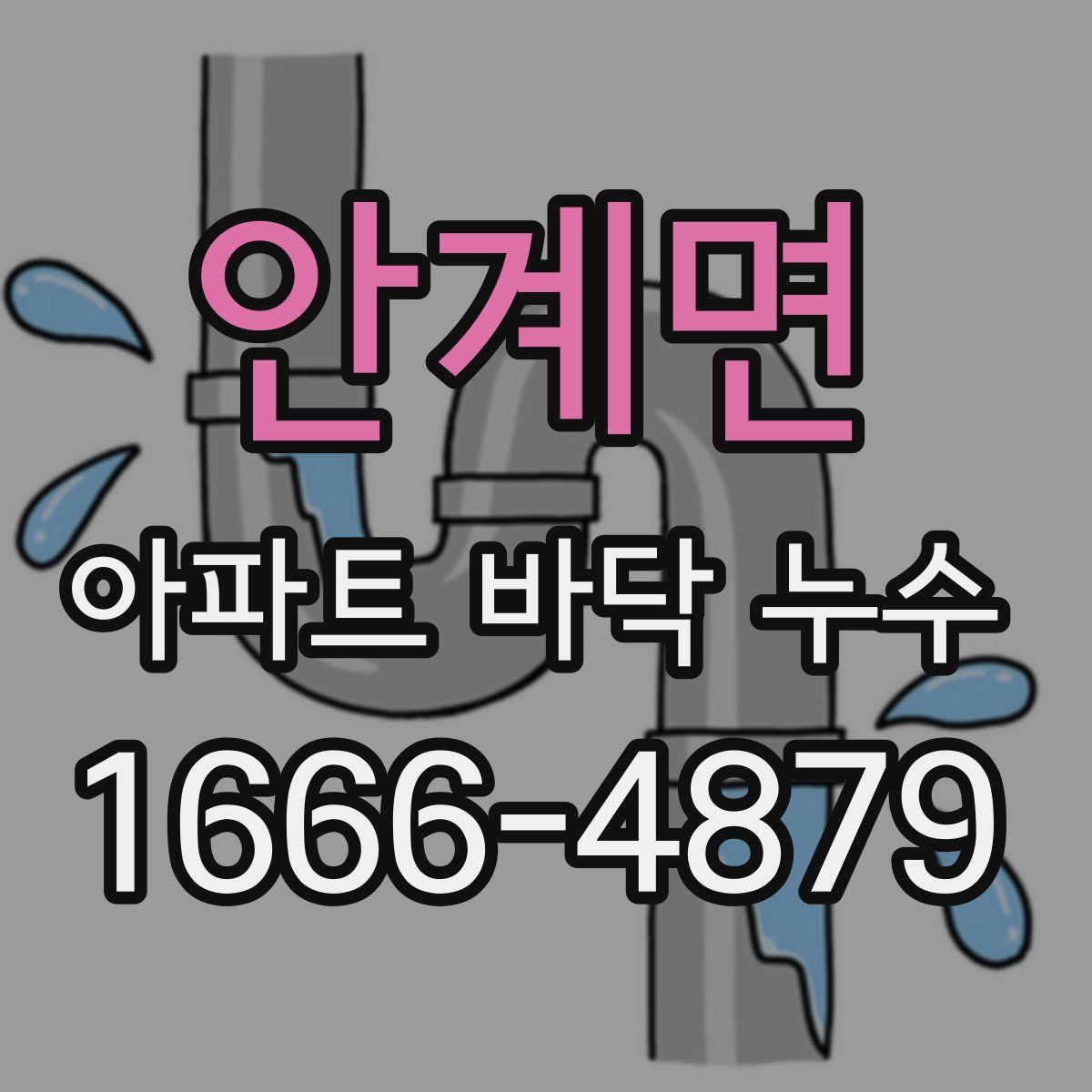 안계면 아파트 바닥 누수