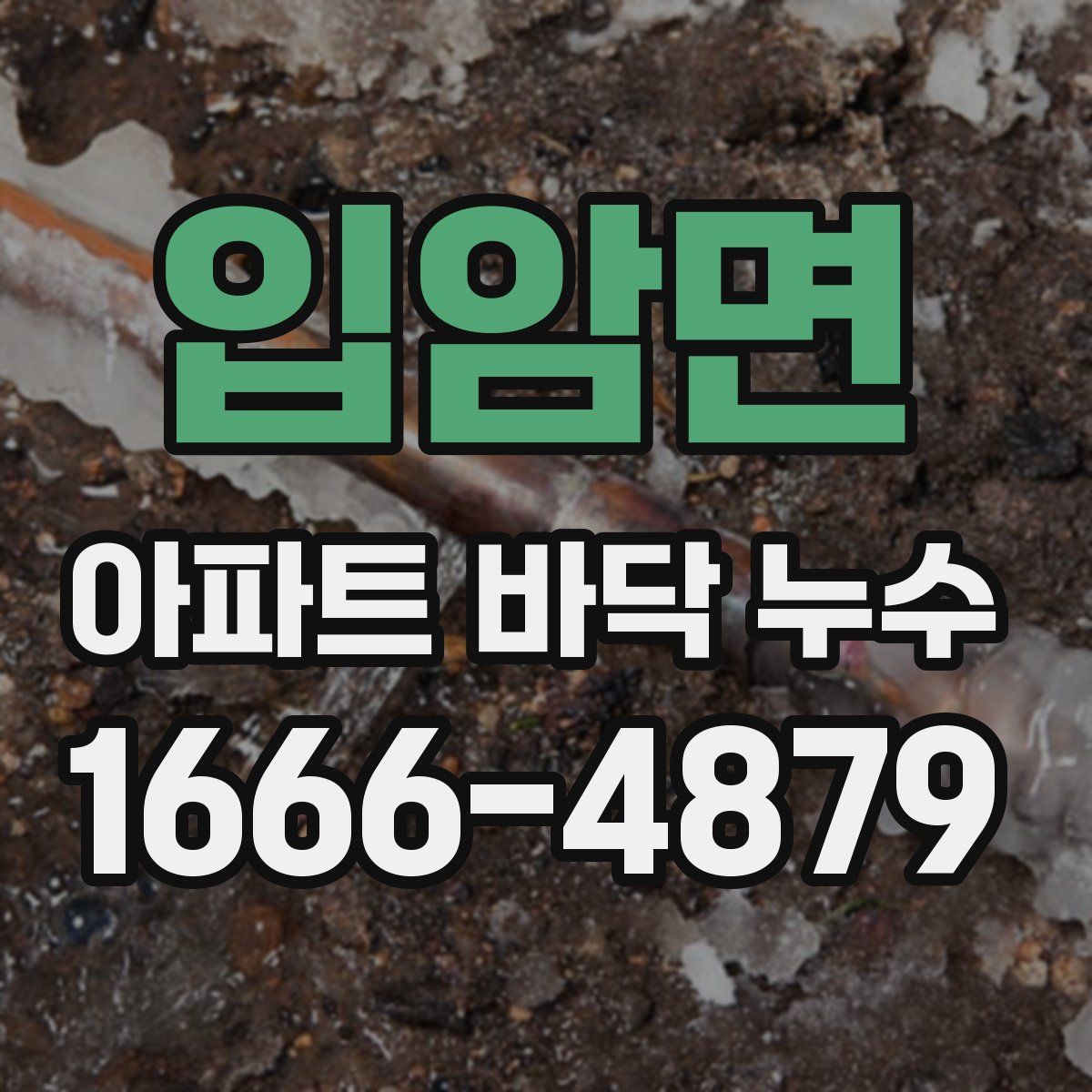 입암면 아파트 바닥 누수
