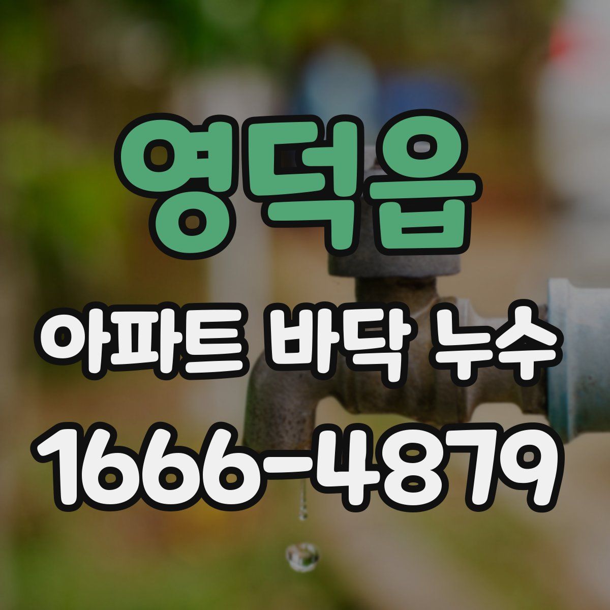 영덕읍 아파트 바닥 누수