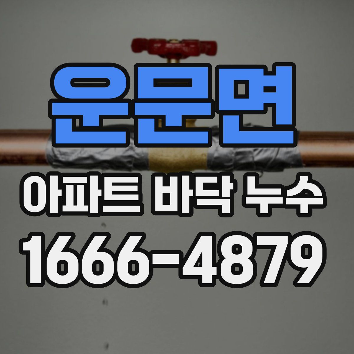운문면 아파트 바닥 누수