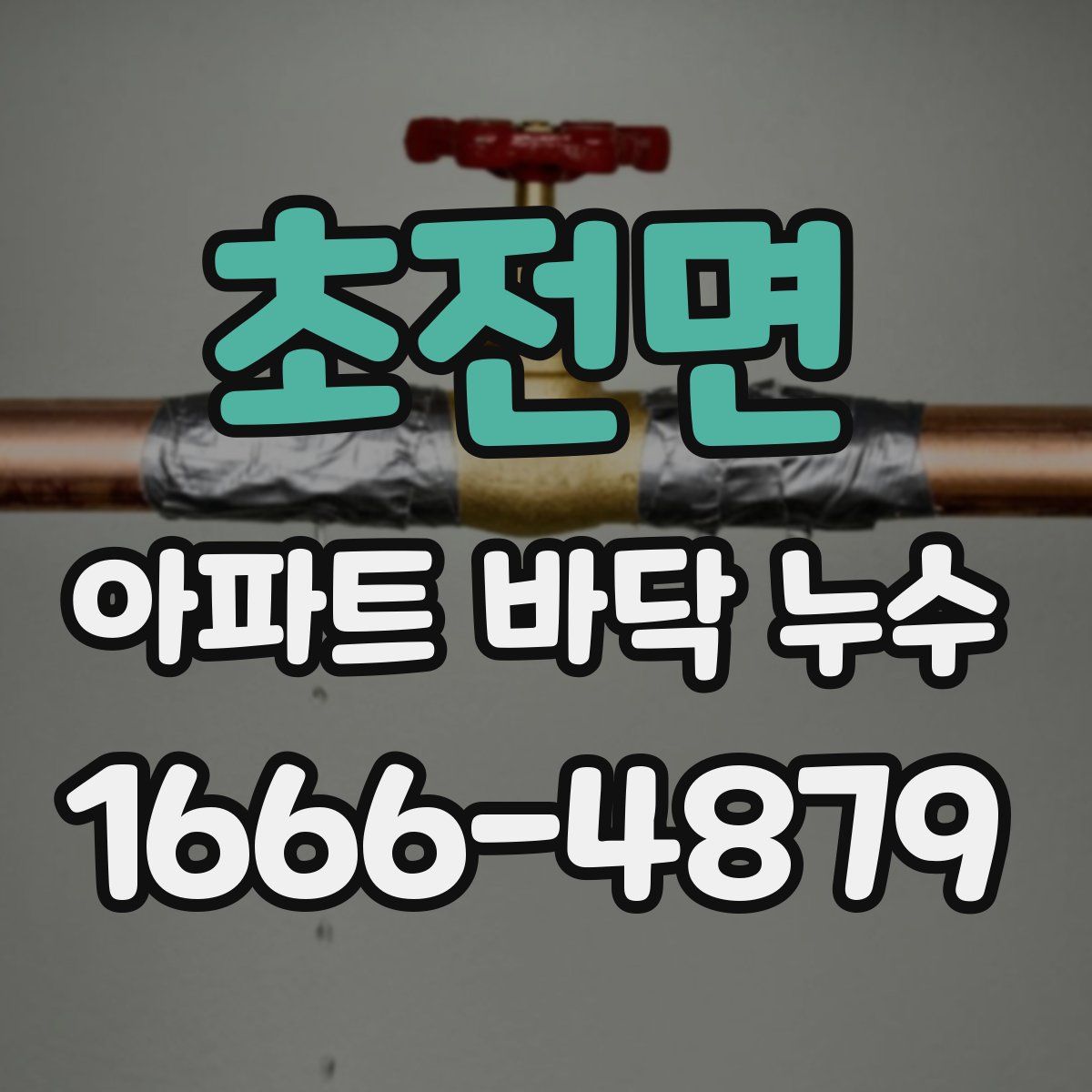 초전면 아파트 바닥 누수