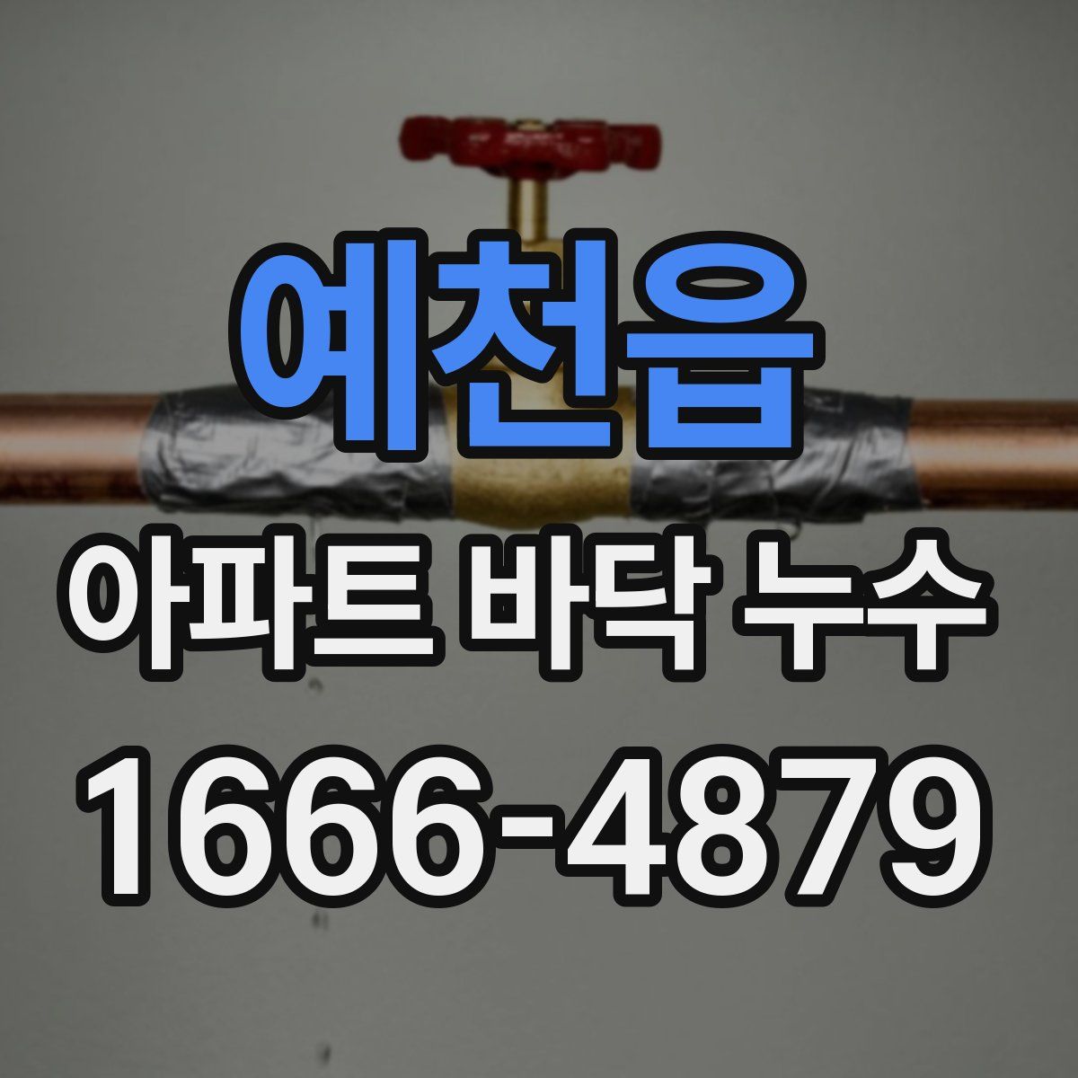 예천읍 아파트 바닥 누수