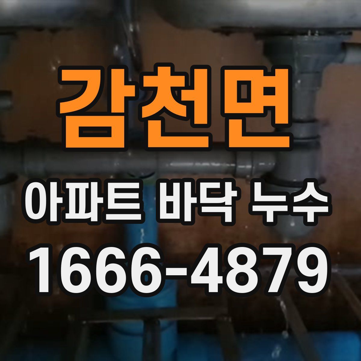 감천면 아파트 바닥 누수
