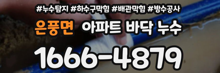 은풍면 아파트 바닥 누수
