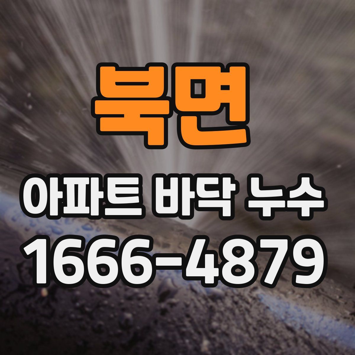 북면 아파트 바닥 누수