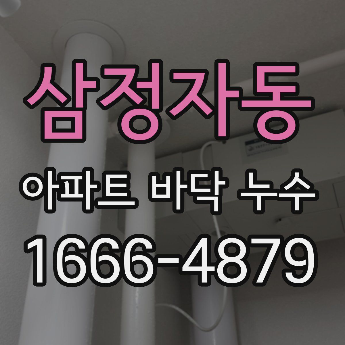 삼정자동 아파트 바닥 누수