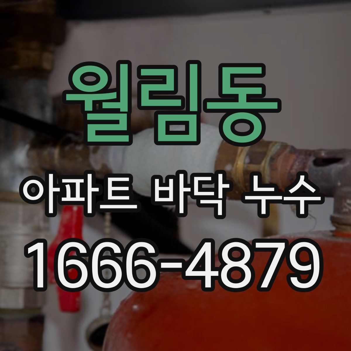 월림동 아파트 바닥 누수
