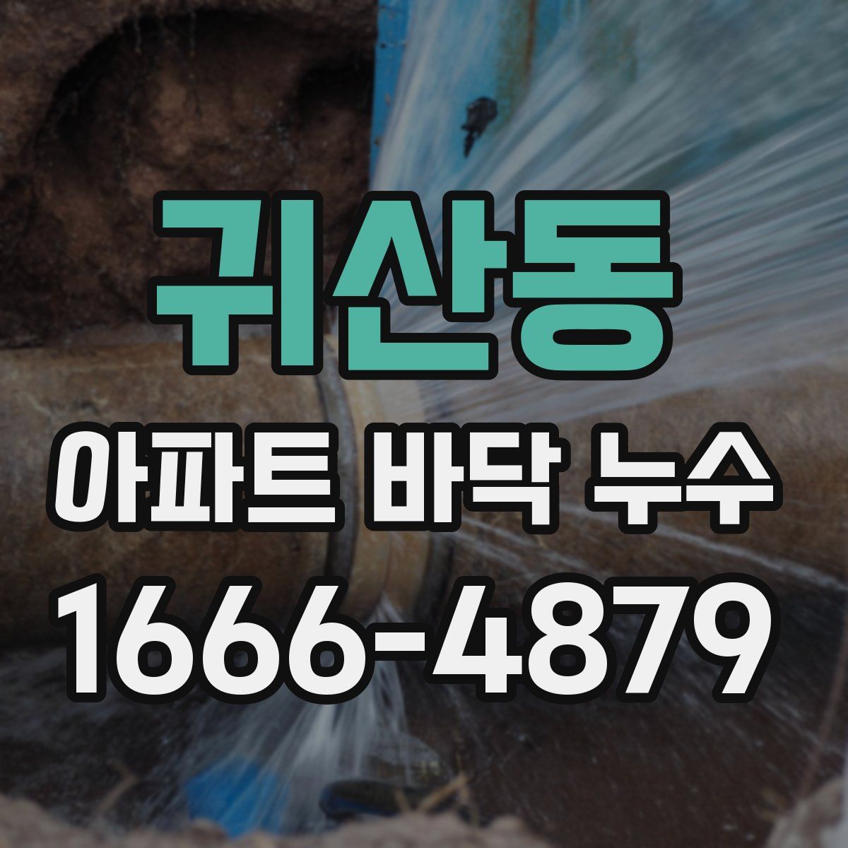 귀산동 아파트 바닥 누수