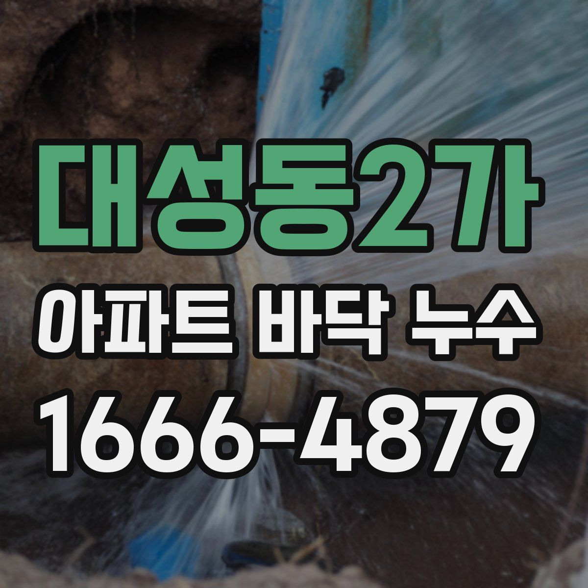 대성동2가 아파트 바닥 누수