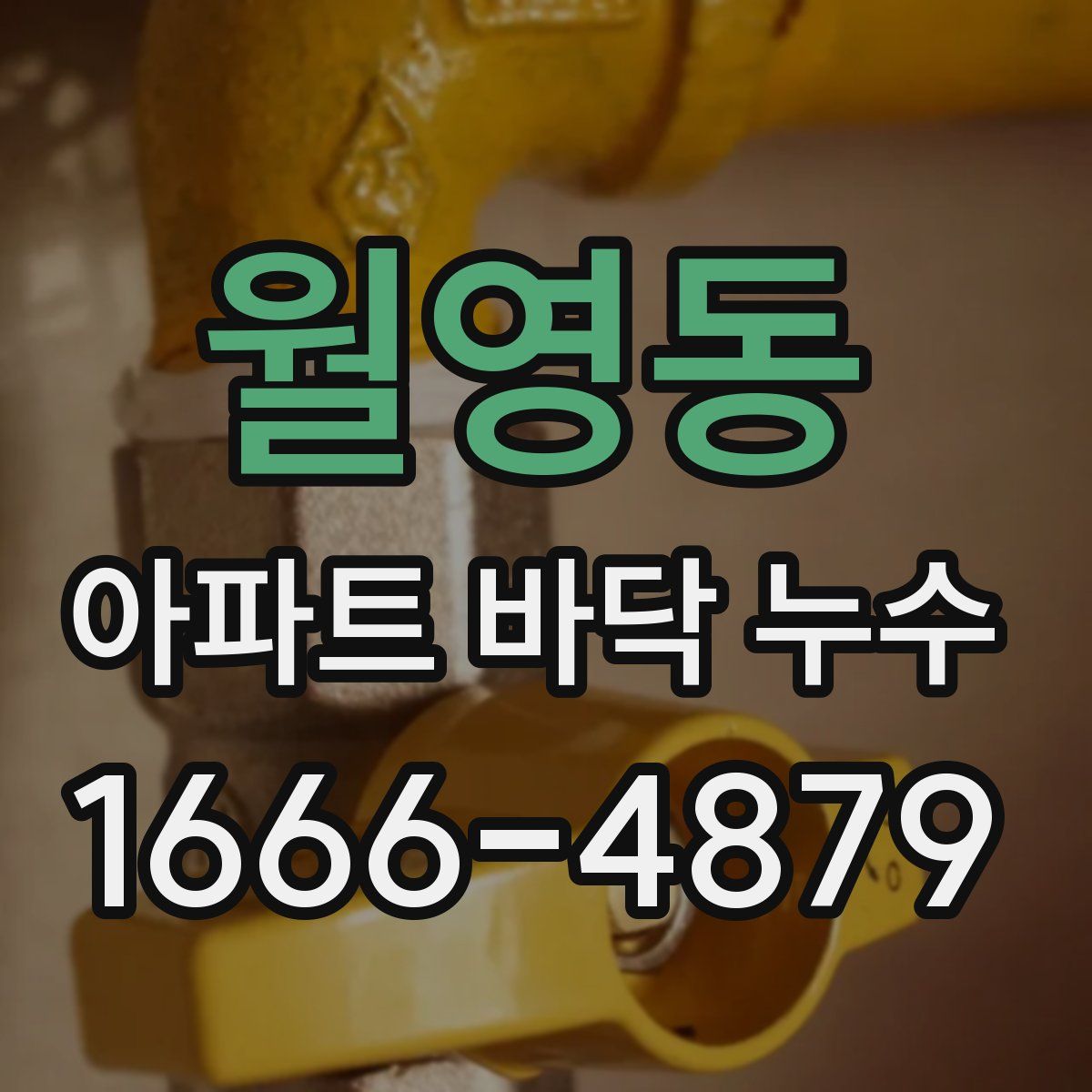 월영동 아파트 바닥 누수