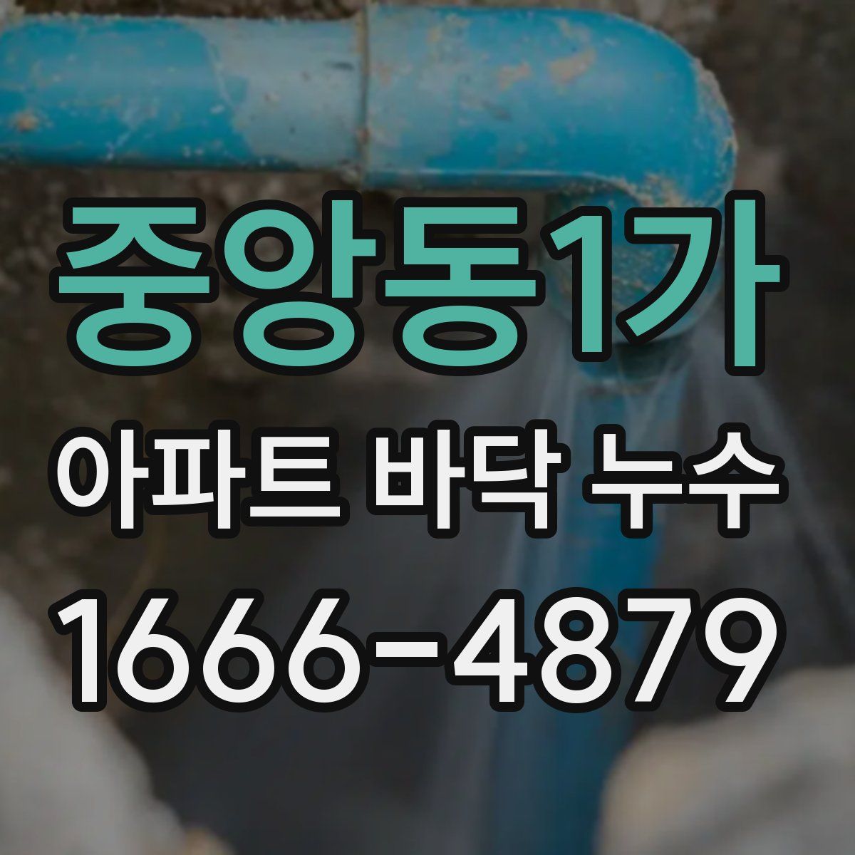 중앙동1가 아파트 바닥 누수
