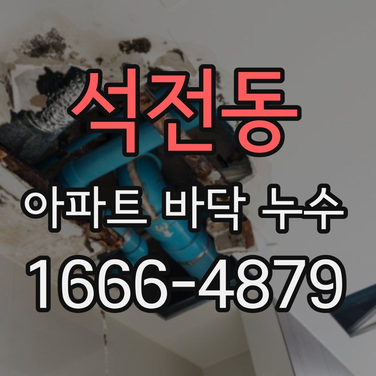 석전동 아파트 바닥 누수