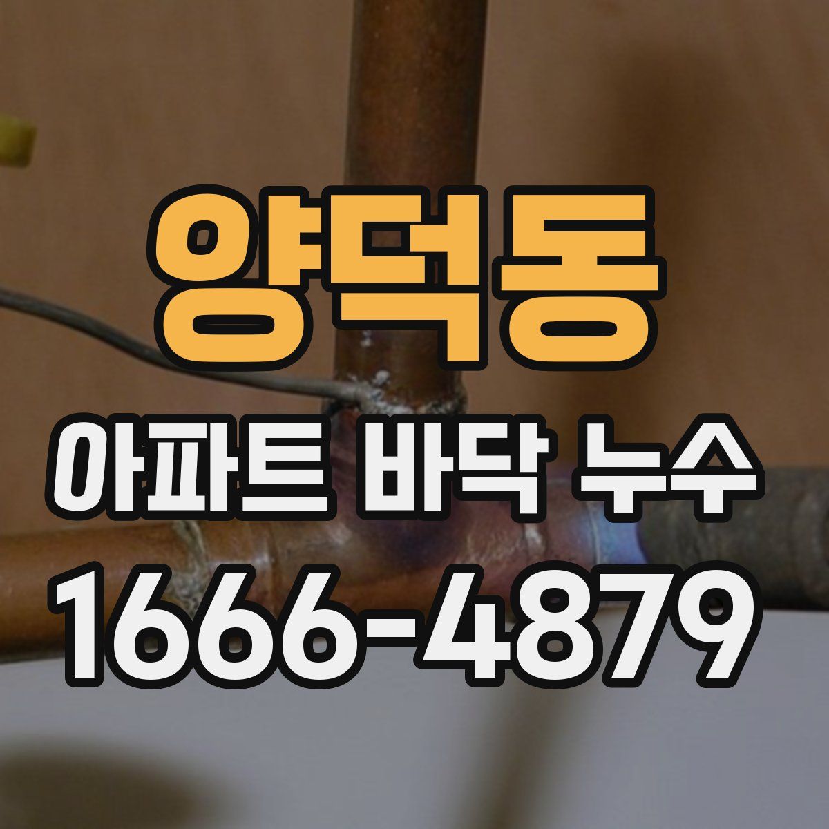 양덕동 아파트 바닥 누수
