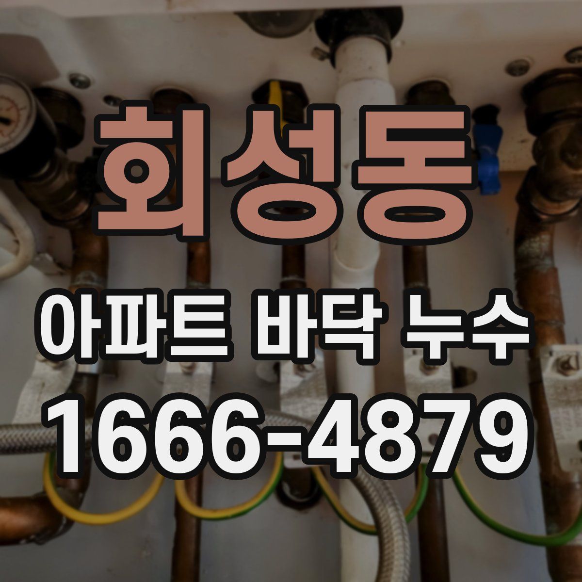 회성동 아파트 바닥 누수