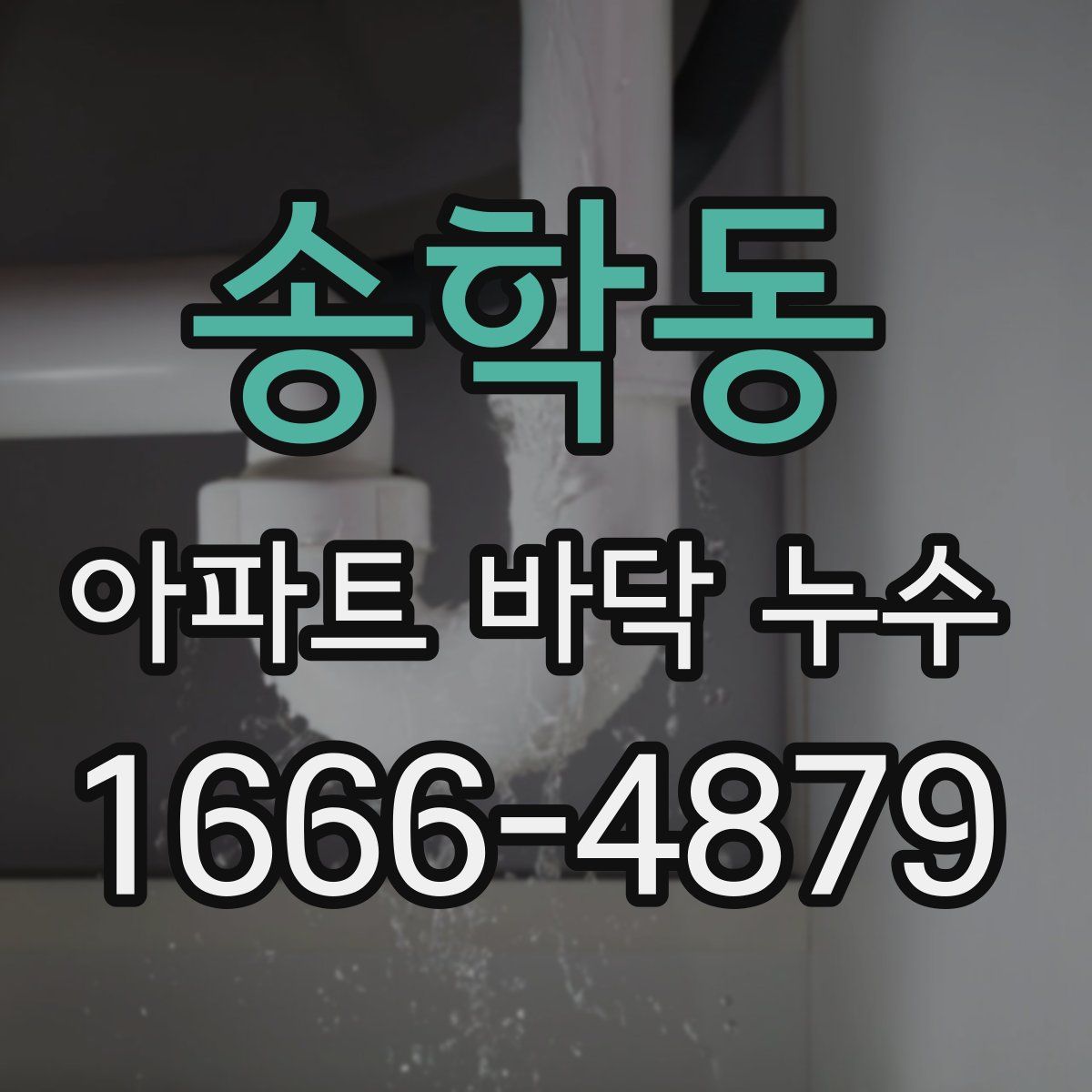 송학동 아파트 바닥 누수