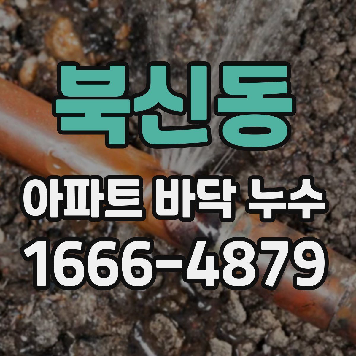 북신동 아파트 바닥 누수