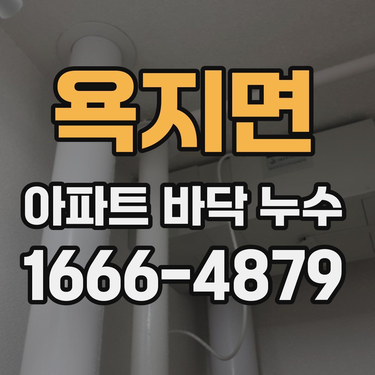욕지면 아파트 바닥 누수