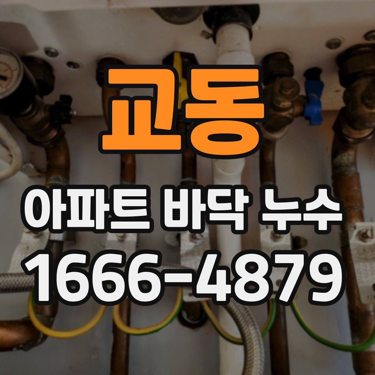 교동 아파트 바닥 누수