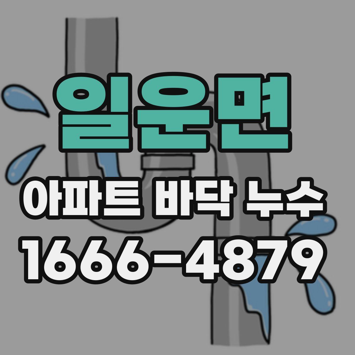 일운면 아파트 바닥 누수