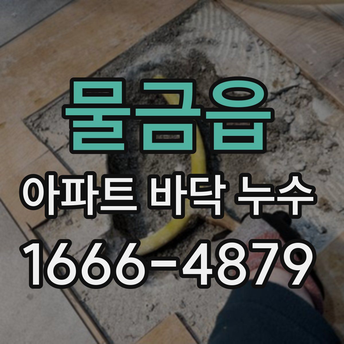 물금읍 아파트 바닥 누수