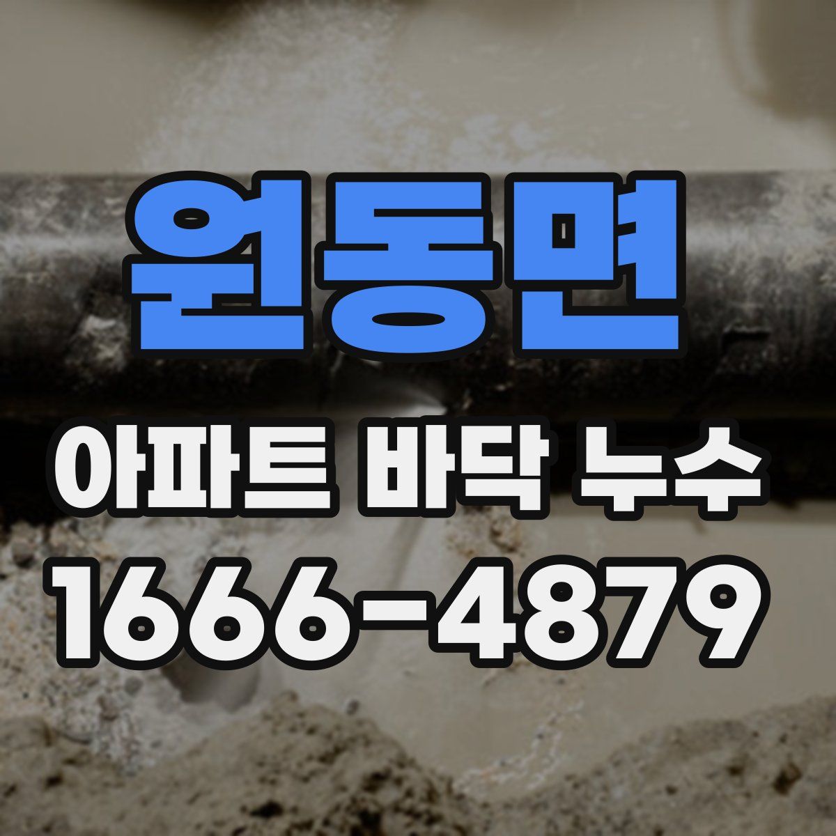 원동면 아파트 바닥 누수