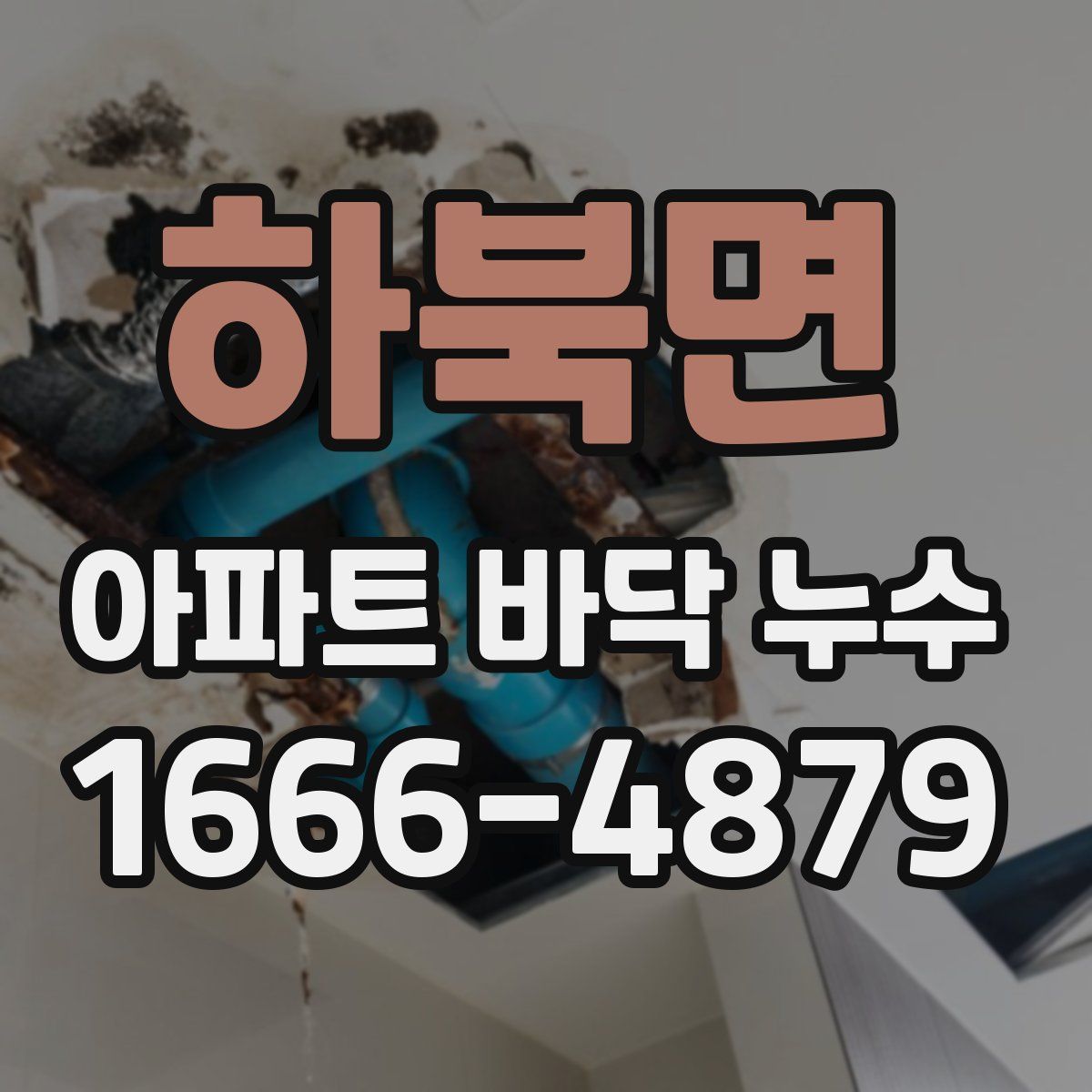 하북면 아파트 바닥 누수