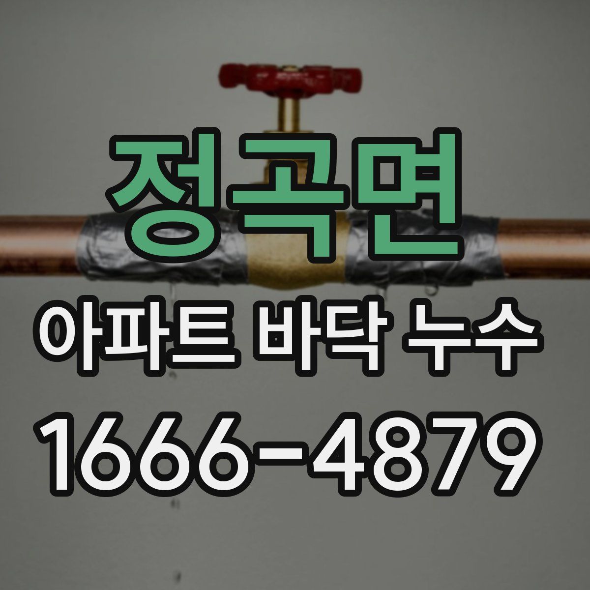 정곡면 아파트 바닥 누수