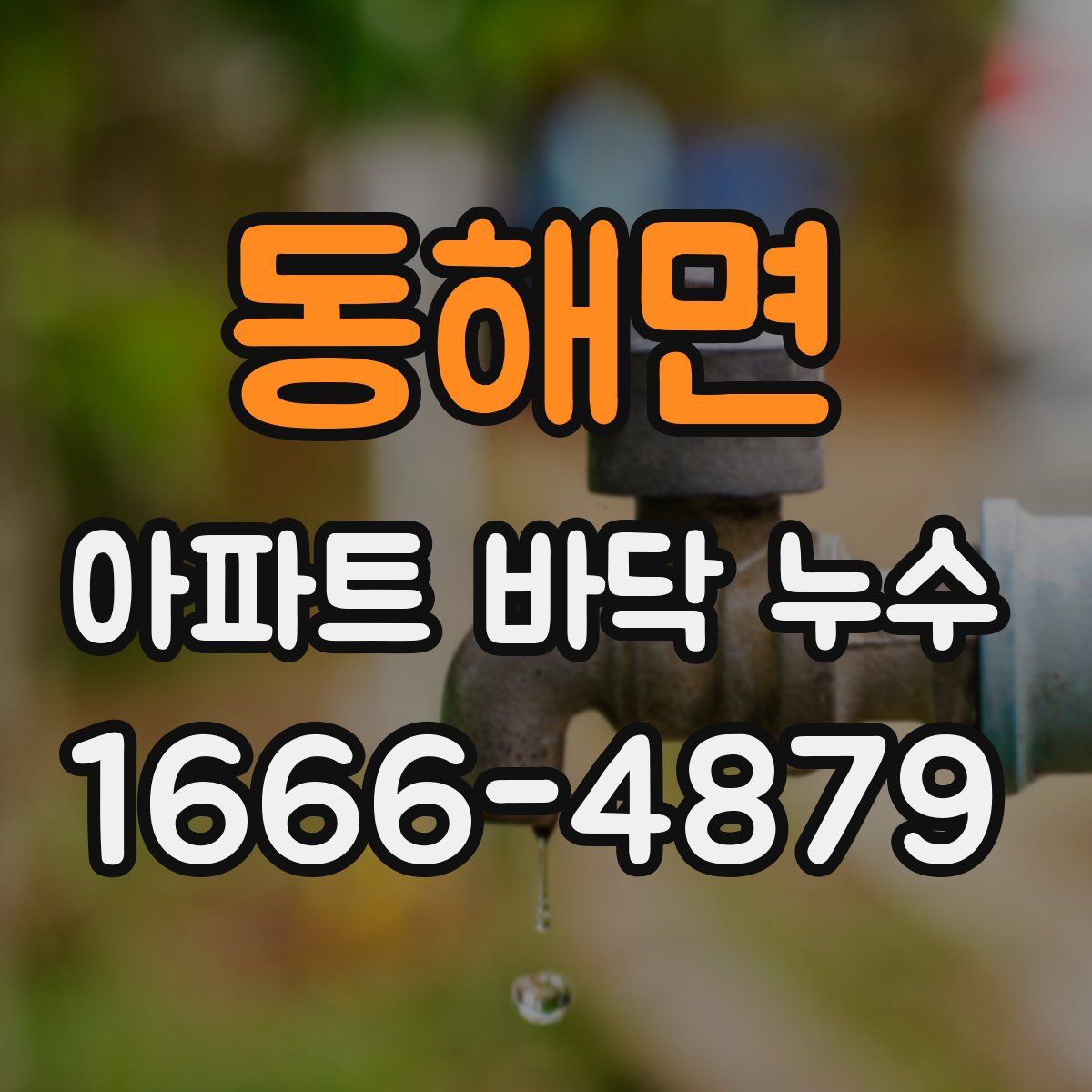 동해면 아파트 바닥 누수