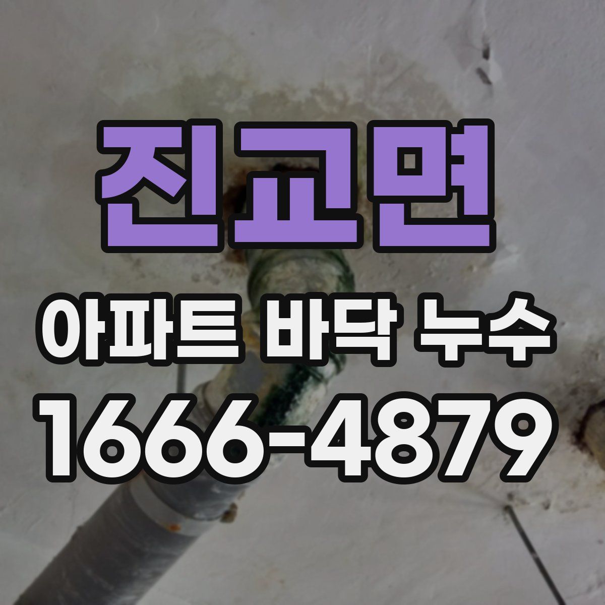 진교면 아파트 바닥 누수
