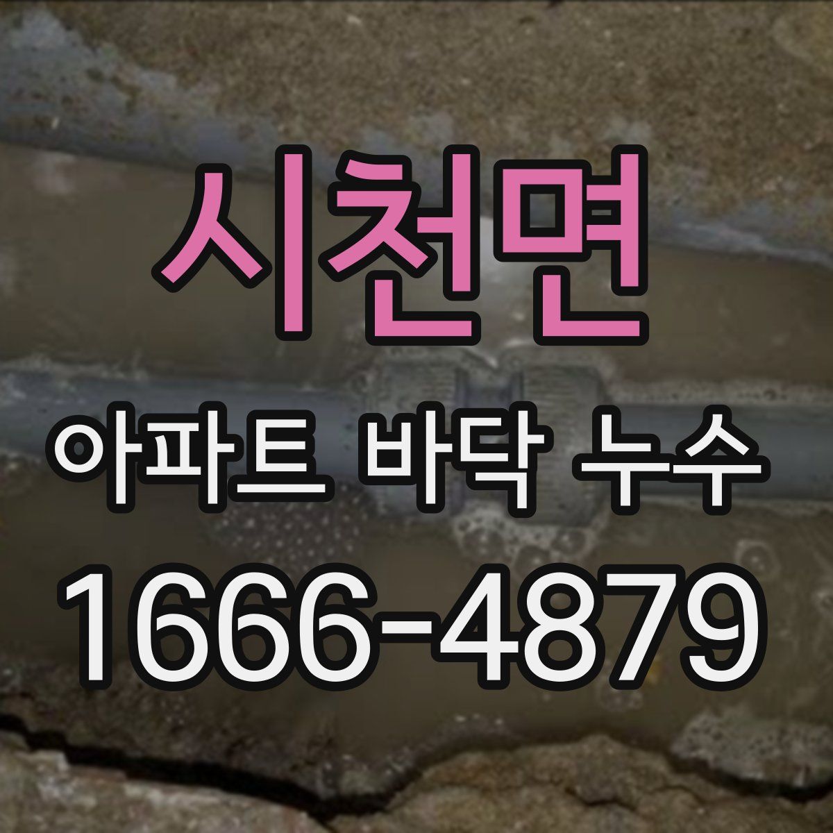 시천면 아파트 바닥 누수
