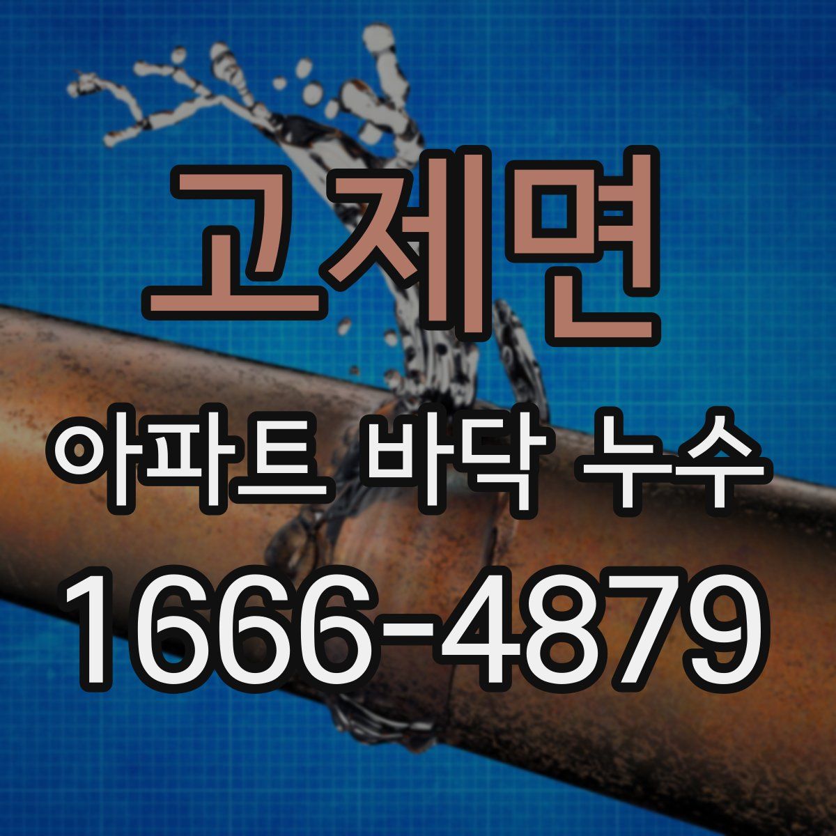 고제면 아파트 바닥 누수
