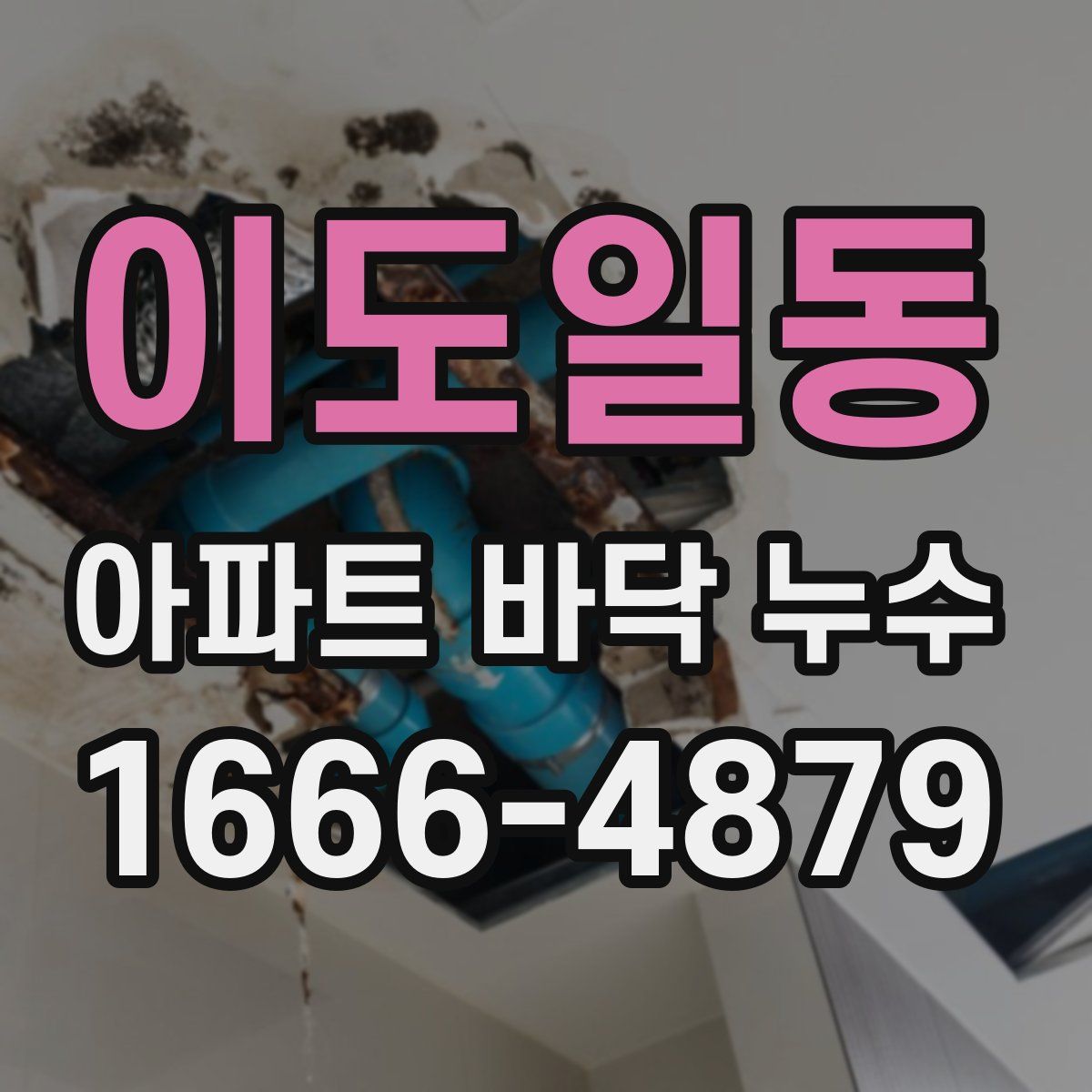 이도일동 아파트 바닥 누수