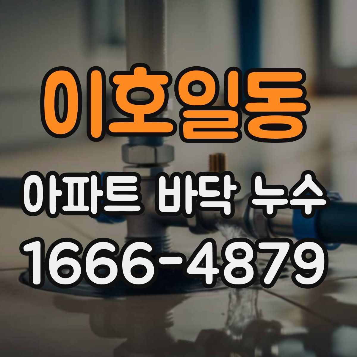 이호일동 아파트 바닥 누수