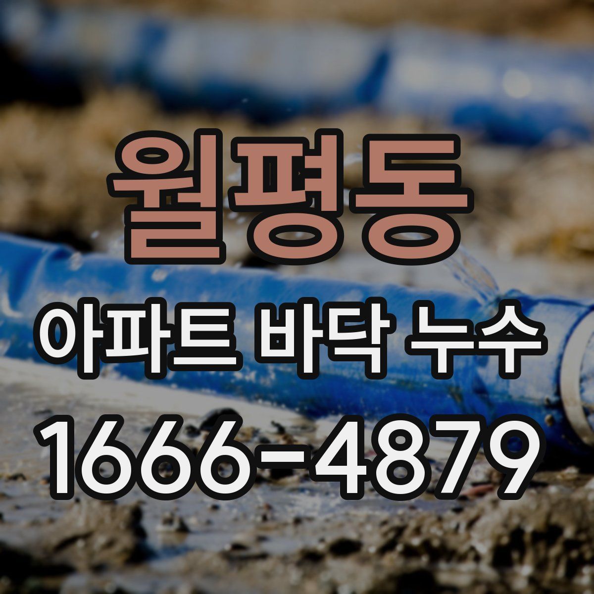 월평동 아파트 바닥 누수