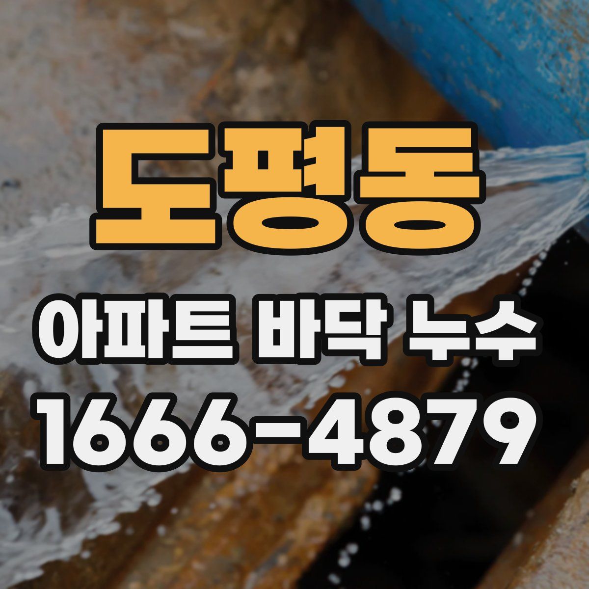 도평동 아파트 바닥 누수