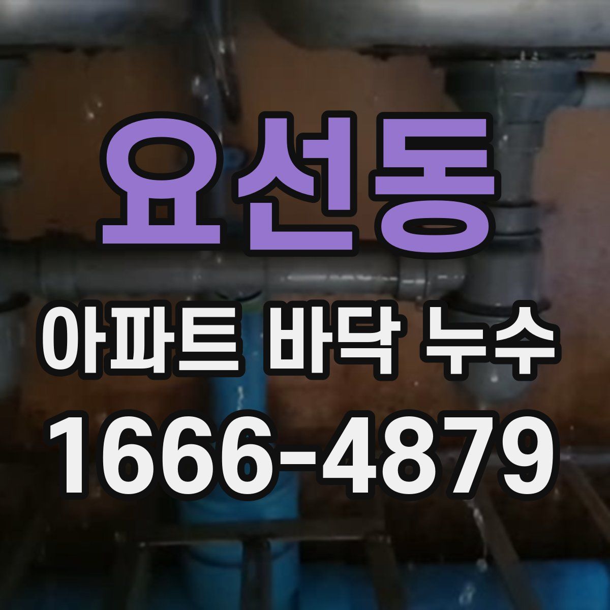 요선동 아파트 바닥 누수