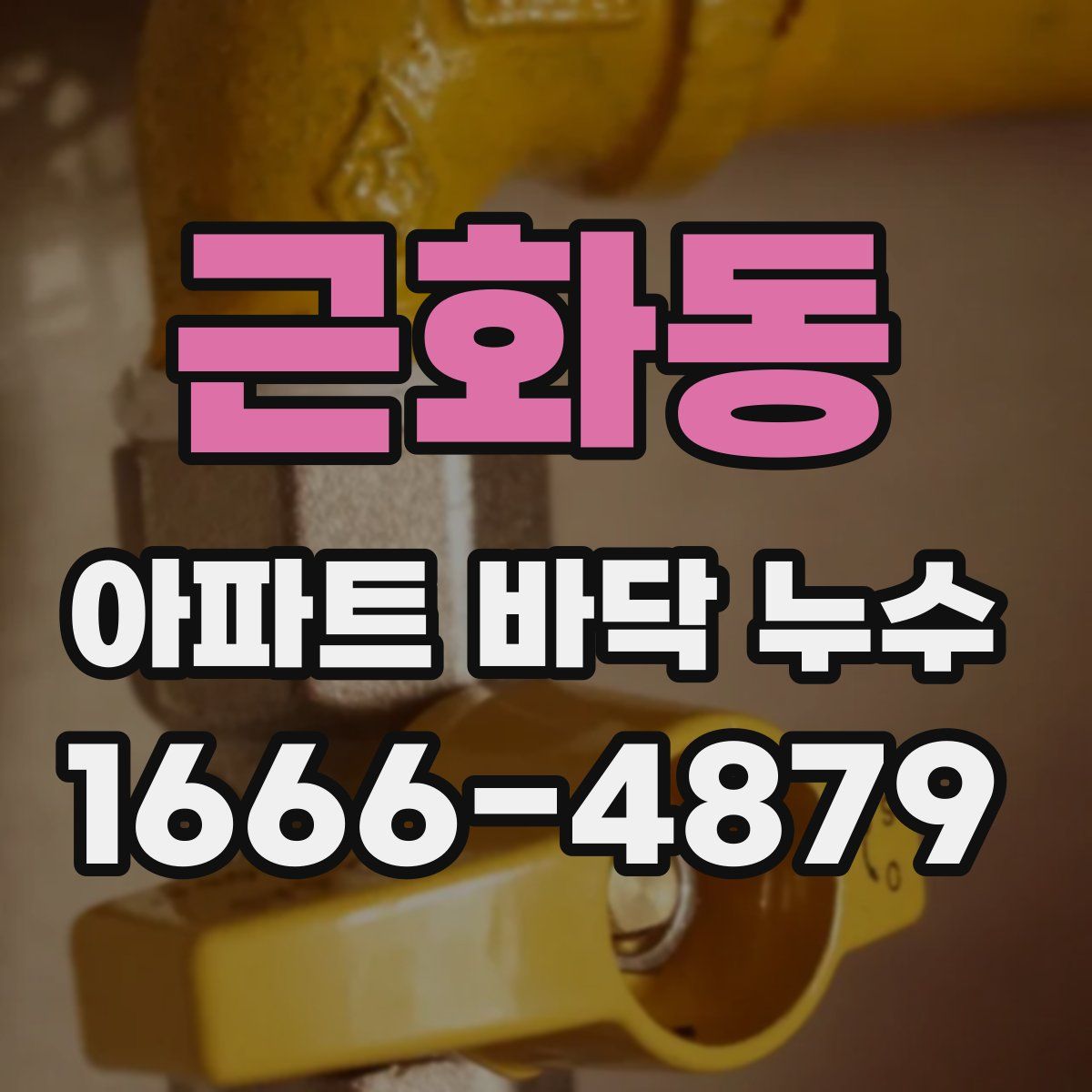 근화동 아파트 바닥 누수