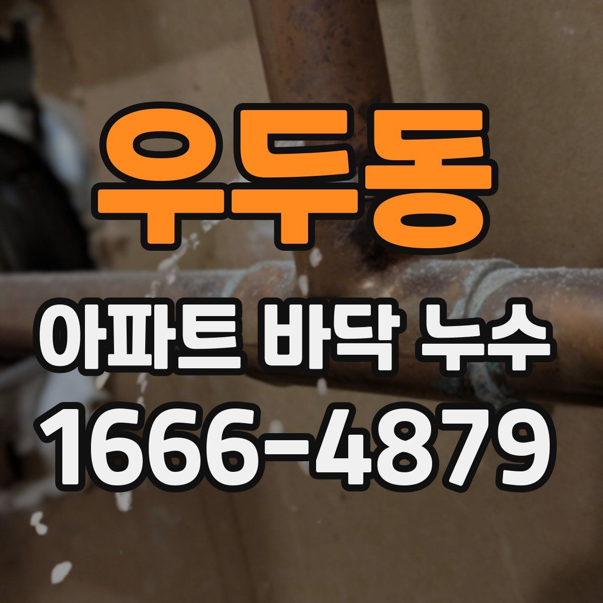 우두동 아파트 바닥 누수