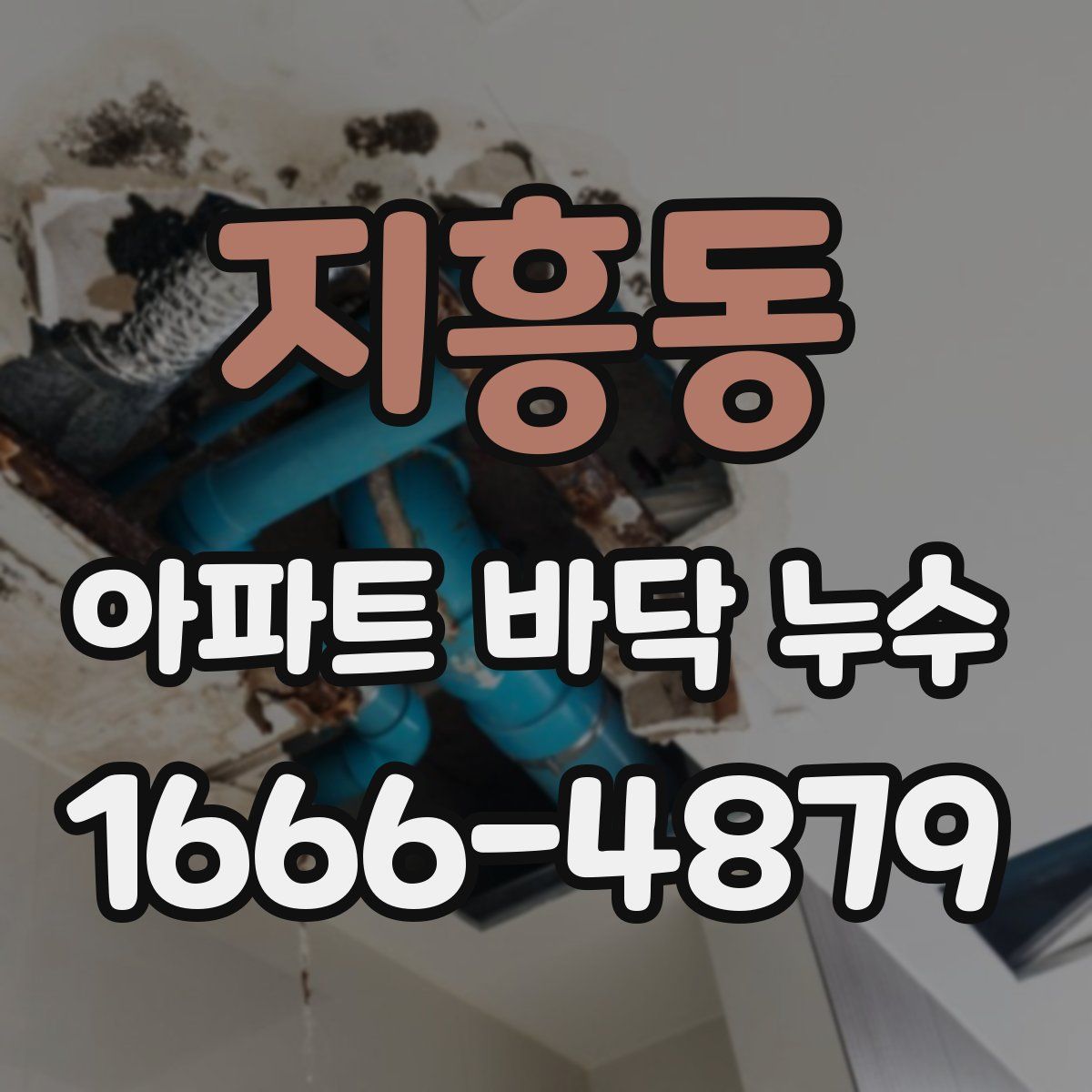 지흥동 아파트 바닥 누수
