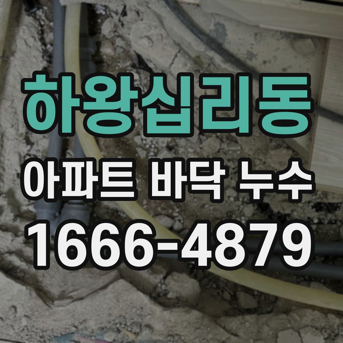 하왕십리동 아파트 바닥 누수
