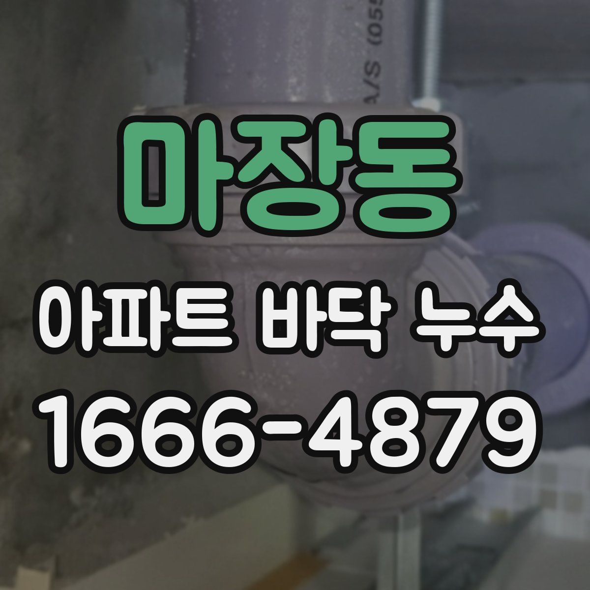 마장동 아파트 바닥 누수