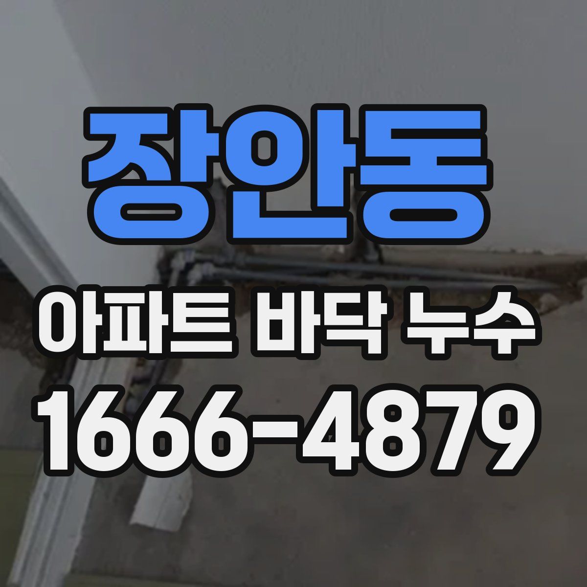 장안동 아파트 바닥 누수