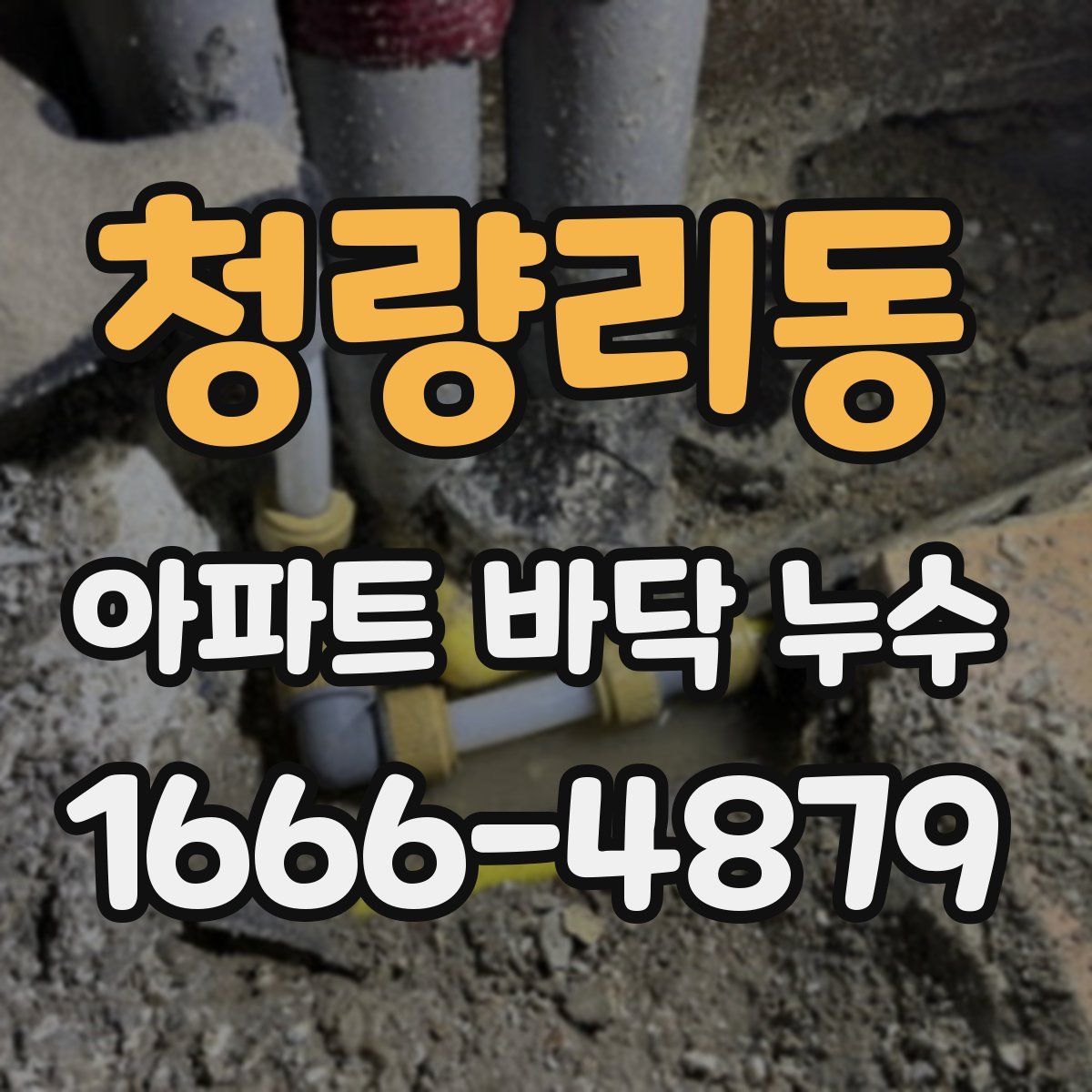 청량리동 아파트 바닥 누수