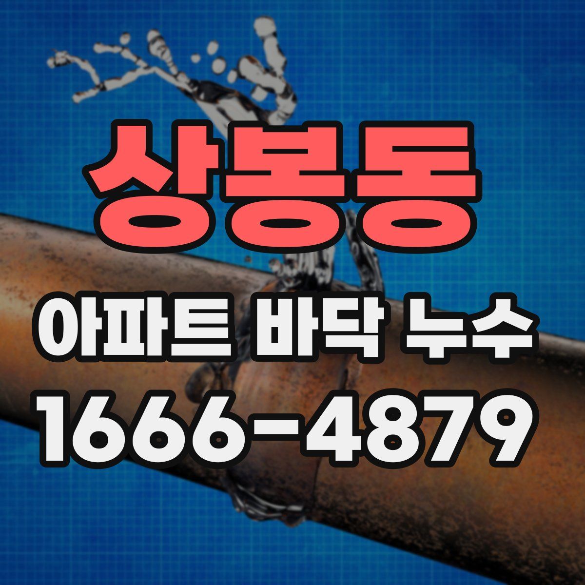 상봉동 아파트 바닥 누수
