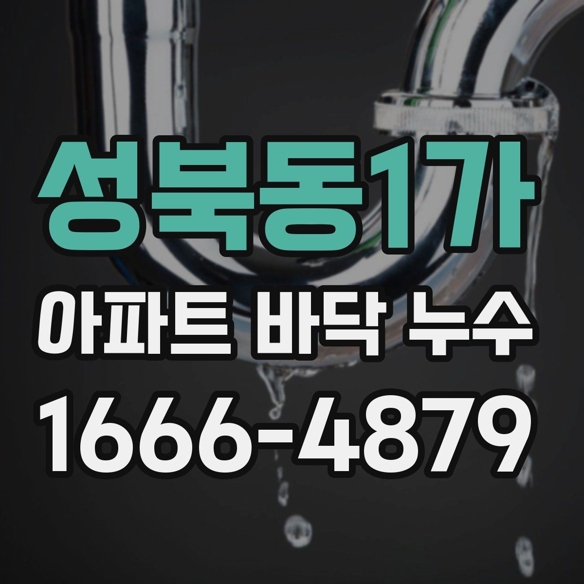 성북동1가 아파트 바닥 누수