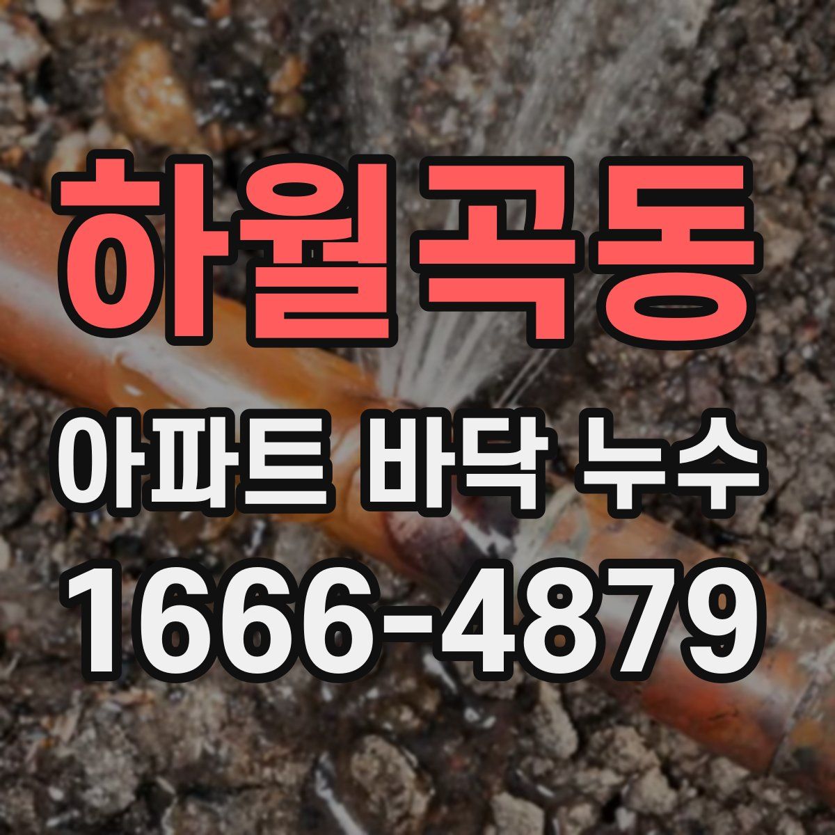 하월곡동 아파트 바닥 누수