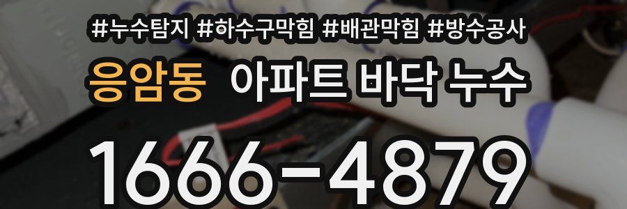 응암동 아파트 바닥 누수